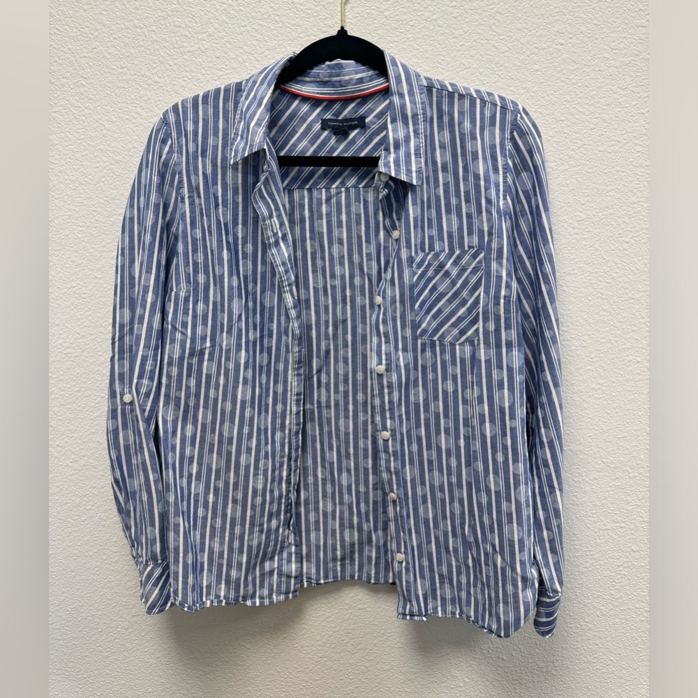 Lucky button up blouse. Gently used. Super soft.